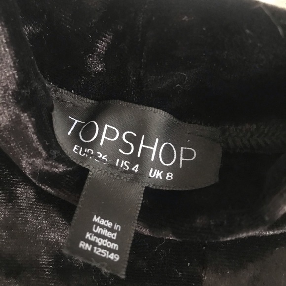 Velvet crop top size 4 - Picture 6 of 7